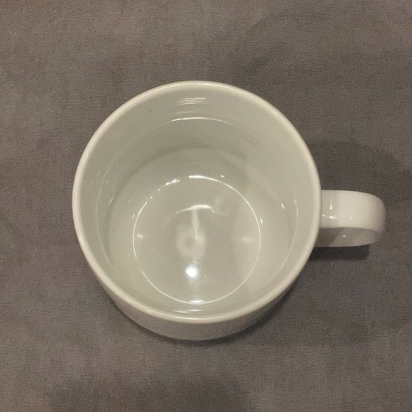 HIC Harold Import Company White Porcelain Stacking Mug, 12 Oz (4844) - Picture 2 of 3